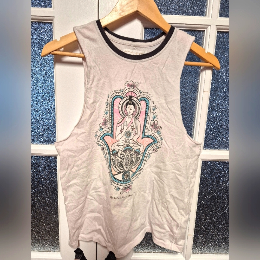 Spiritual Gangster muscle tank Buddha Hamsa  small